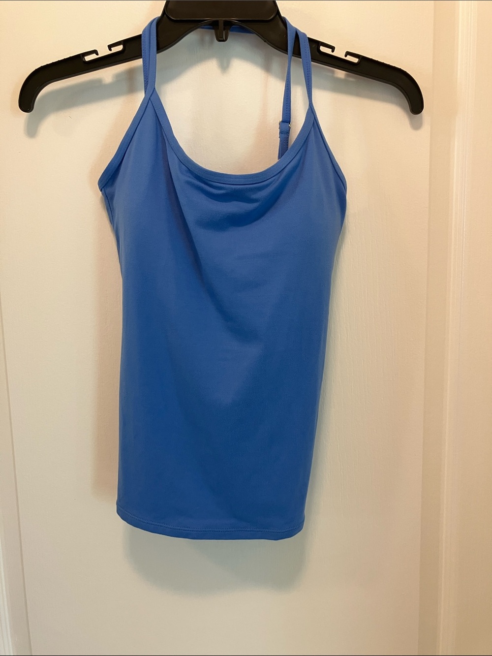 Lilly Pulitzer Luxletic Women's Blue Cowl Neck Camisole with Adjustable Straps